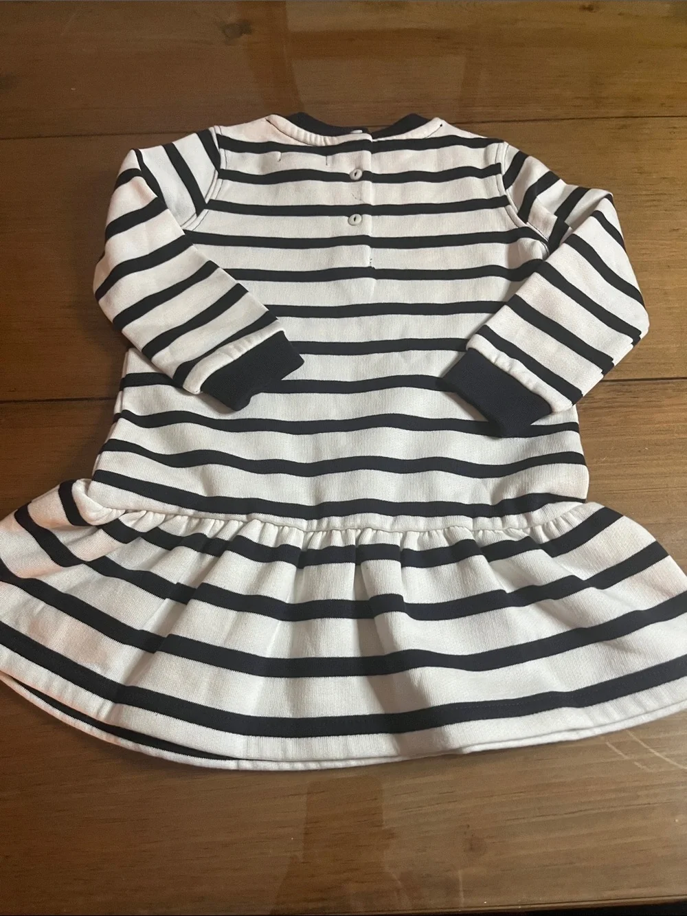 Ralph Lauren Cotton-Fleece Polo Bear Dress 12 Months NEW